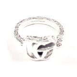 GUCCI Ring 627760 J8400 0701 Double G key motif ring Silver925 #US 6 Silver unisex Second hand
