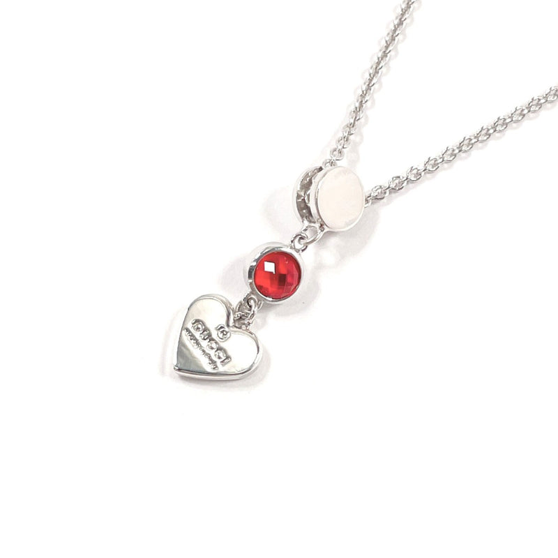 GUCCI Necklace Trademark Heart Silver925/Stone Silver Women Second hand