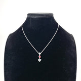 GUCCI Necklace Trademark Heart Silver925/Stone Silver Women Second hand