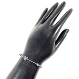 GUCCI bracelet Trademark Heart Silver925/amethyst Silver Silver Women Second hand