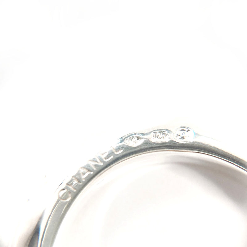 CHANEL Ring logo vintage Silver925 #US 6 1/4 Silver Women Second hand