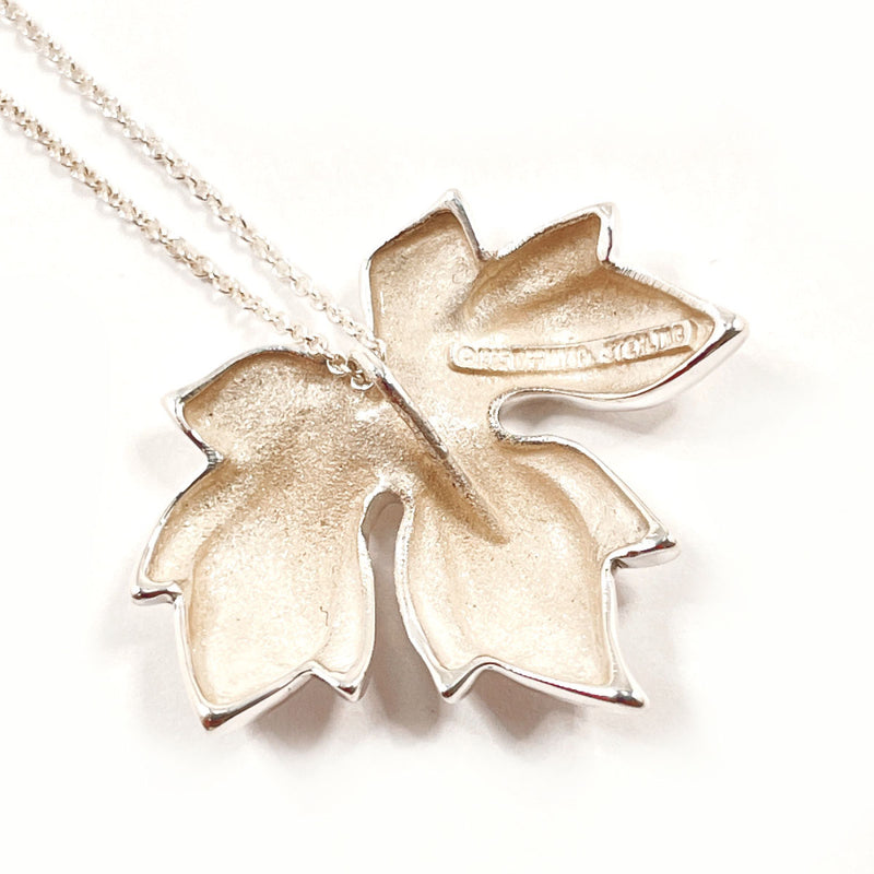 TIFFANY&Co. Necklace Maple leaf Sterling Silver Silver Women Second hand