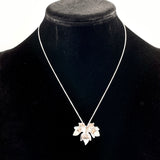 TIFFANY&Co. Necklace Maple leaf Sterling Silver Silver Women Second hand