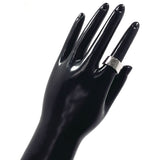 GUCCI Ring G logo wide ring Silver925 #US 5 1/4 Silver Women Second hand