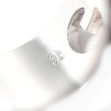 GUCCI Ring G logo wide ring Silver925 #US 5 1/4 Silver Women Second hand