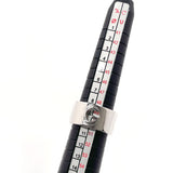 GUCCI Ring G logo wide ring Silver925 #US 5 1/4 Silver Women Second hand