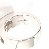 GUCCI Ring Double G logo Sterling Silver 925 US Size 6.25 unisex Accessory