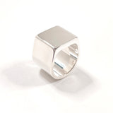 GUCCI Ring Square Signet Silver925 #US 5 1/2 Silver unisex Second hand