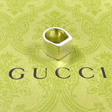 GUCCI Ring Square Signet Silver925 #US 5 1/2 Silver unisex Second hand