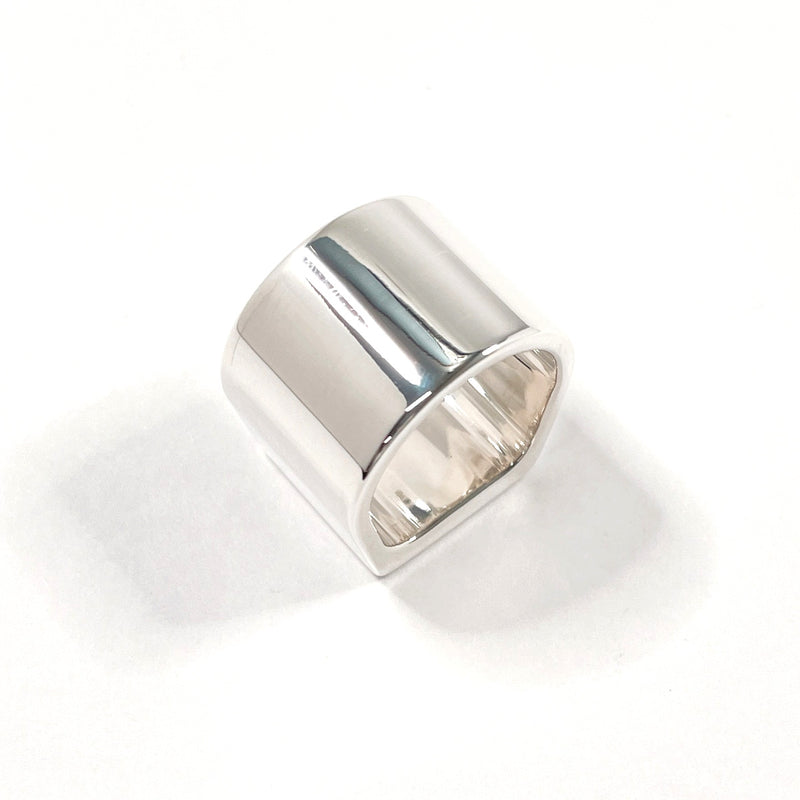 GUCCI Ring Square Signet Silver925 #US 5 1/2 Silver unisex Second hand
