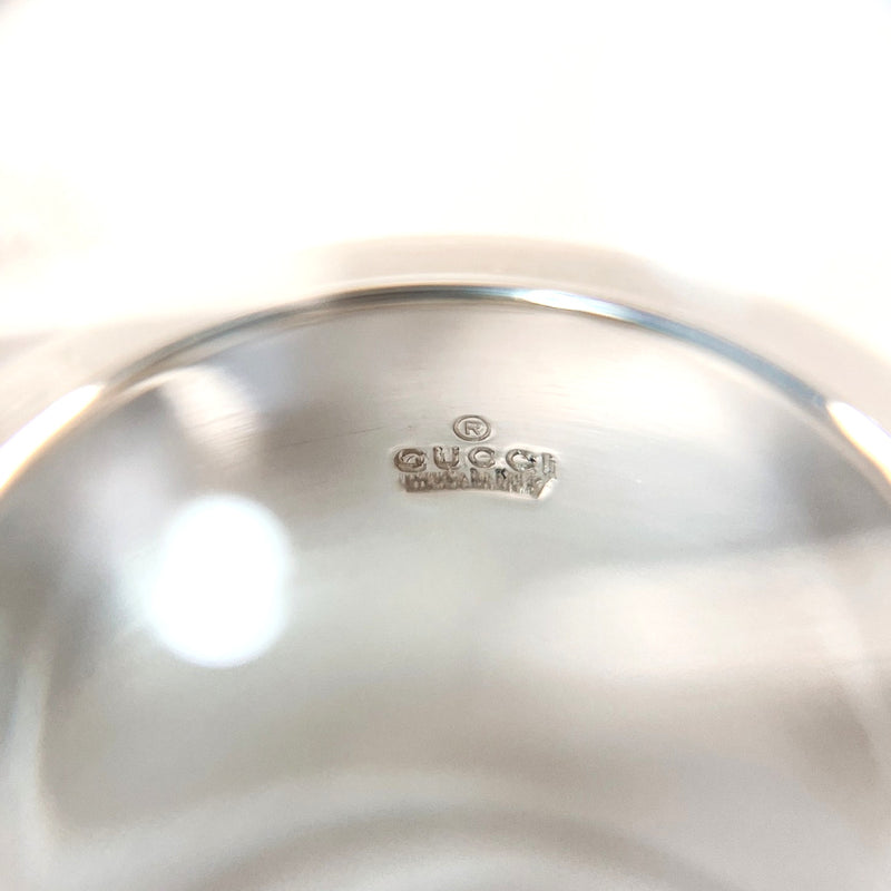 GUCCI Ring Square Signet Silver925 #US 5 1/2 Silver unisex Second hand