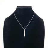 TIFFANY&Co. Necklace 1837 Narrow Bar Pendant Silver925 Silver unisex Second hand