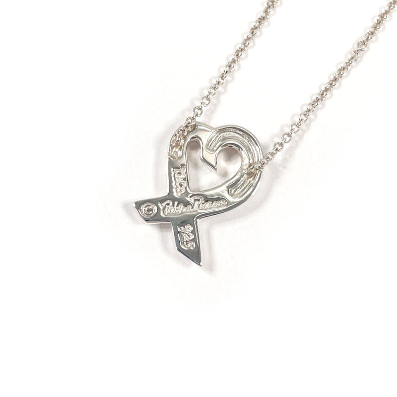 TIFFANY&Co. Necklace Rubbing Heart 1P Diamond Paloma Picasso Silver925/diamond Silver Women Second hand