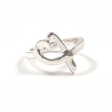 TIFFANY&Co. Ring Loving heart Paloma Picasso Silver925 #US 5 1/4 Silver Women Second hand