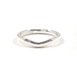 TIFFANY&Co. Ring Curved bundling Elsa Peretti Silver925 #US 4 3/4 Silver Women Second hand