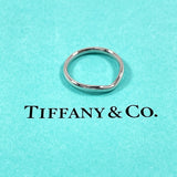 TIFFANY&Co. Ring Curved bundling Elsa Peretti Pt950Platinum #US 5 1/4 Silver Women Second hand
