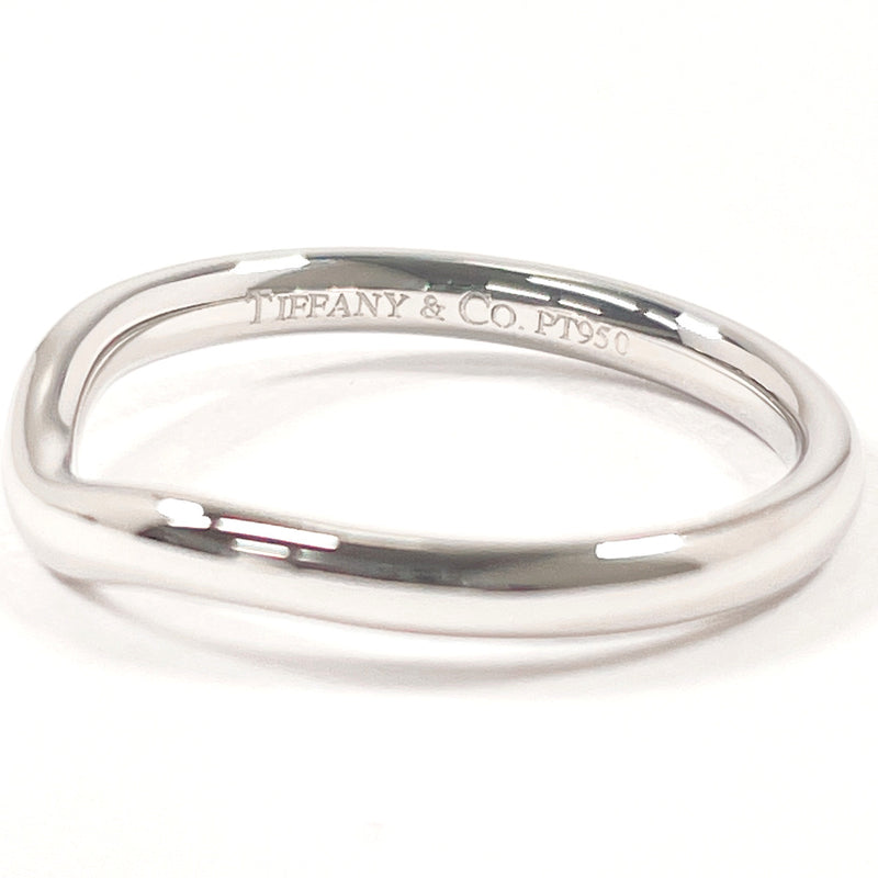 TIFFANY&Co. Ring Curved bundling Elsa Peretti Pt950Platinum #US 5 1/4 Silver Women Second hand