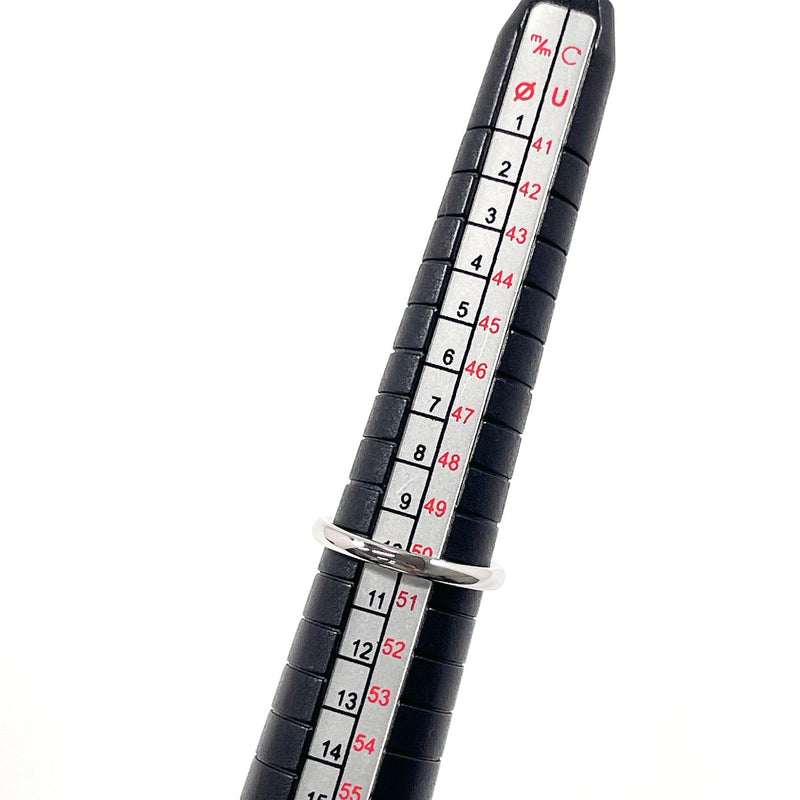 TIFFANY&Co. Ring Curved bundling Elsa Peretti Pt950Platinum #US 5 1/4 Silver Women Second hand