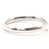 TIFFANY&Co. Ring Curved bundling Elsa Peretti Pt950Platinum #US 5 1/4 Silver Women Second hand