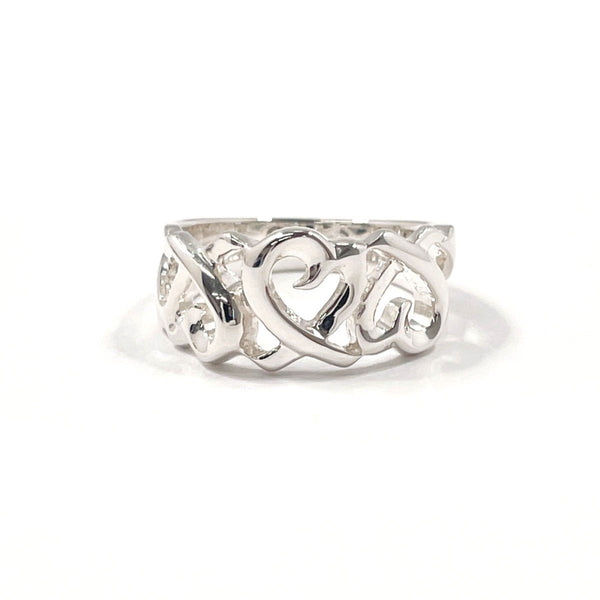 TIFFANY&Co. Ring Triple rubbing heart Paloma Picasso Silver925 #US 4 3/4 Silver Women Second hand