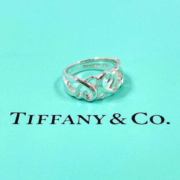 TIFFANY&Co. Ring Triple rubbing heart Paloma Picasso Silver925 #US 4 3/4 Silver Women Second hand