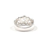 TIFFANY&Co. Ring Triple rubbing heart Paloma Picasso Silver925 #US 4 3/4 Silver Women Second hand