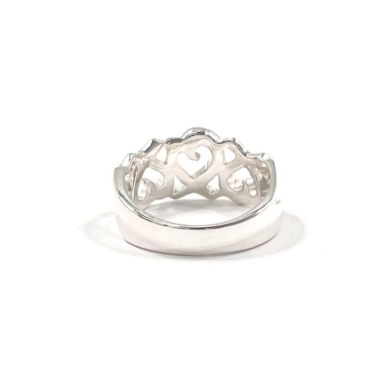 TIFFANY&Co. Ring Triple rubbing heart Paloma Picasso Silver925 #US 4 3/4 Silver Women Second hand