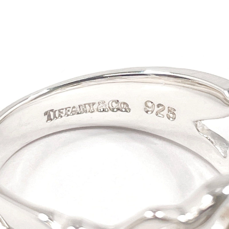 TIFFANY&Co. Ring Triple rubbing heart Paloma Picasso Silver925 #US 4 3/4 Silver Women Second hand