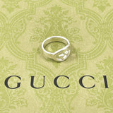 GUCCI Ring Interlocking G Silver925 #US 7 1/4 Silver mens Second hand