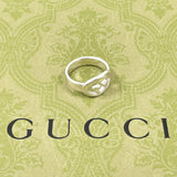 GUCCI Ring Interlocking G Silver925 #US 7 1/4 Silver mens Second hand