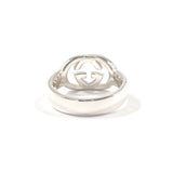 GUCCI Ring Interlocking G Silver925 #US 7 1/4 Silver mens Second hand