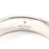 GUCCI Ring Interlocking G Silver925 #US 7 1/4 Silver mens Second hand