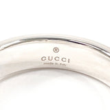 GUCCI Ring Interlocking G Silver925 #US 7 1/4 Silver mens Second hand