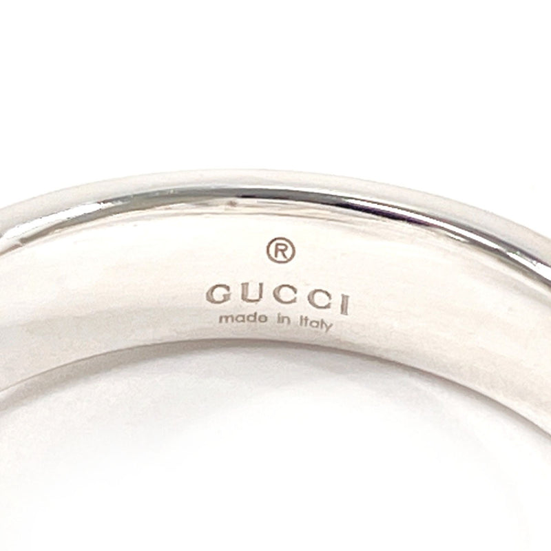 GUCCI Ring Interlocking G Silver925 #US 7 1/4 Silver mens Second hand