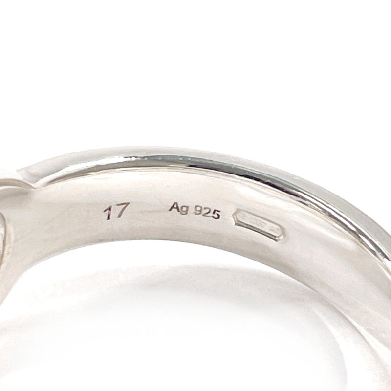 GUCCI Ring Interlocking G Silver925 #US 7 1/4 Silver mens Second hand