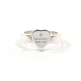 GUCCI Ring Trademark Heart Silver925 #US 6 1/2 Silver Women Second hand