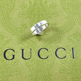 GUCCI Ring Trademark Heart Silver925 #US 6 1/2 Silver Women Second hand