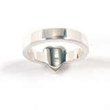 GUCCI Ring Trademark Heart Silver925 #US 6 1/2 Silver Women Second hand