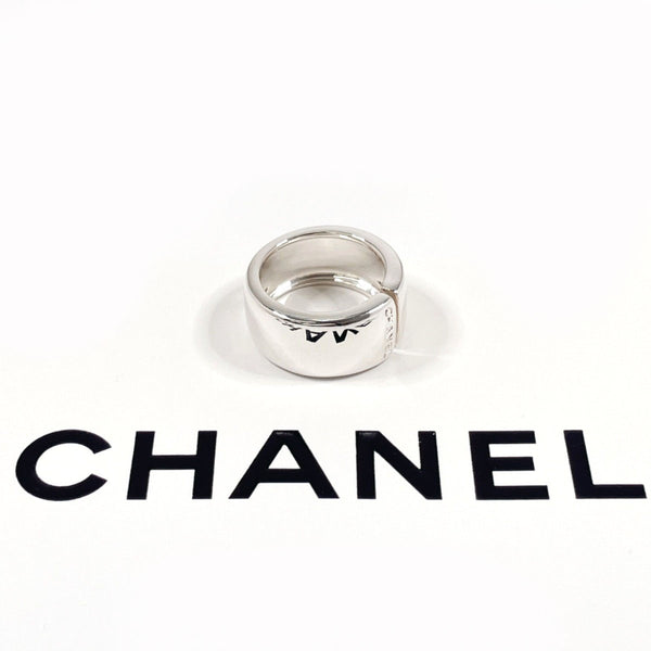 CHANEL Ring logo Silver925 #US 6 3/4 Silver Women Second hand