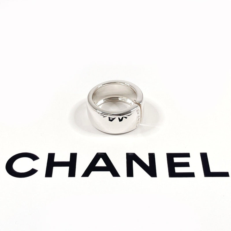 CHANEL Ring logo Silver925 #US 6 3/4 Silver Women Second hand