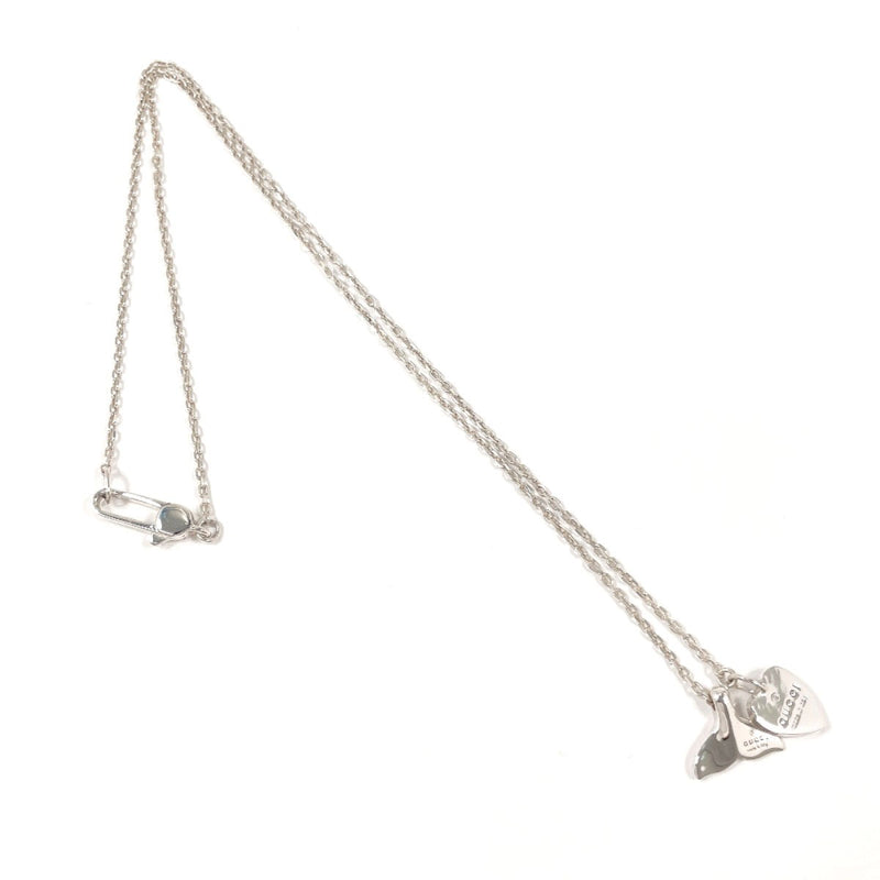 GUCCI Necklace Heart whale tail Silver925 Silver Women Second hand