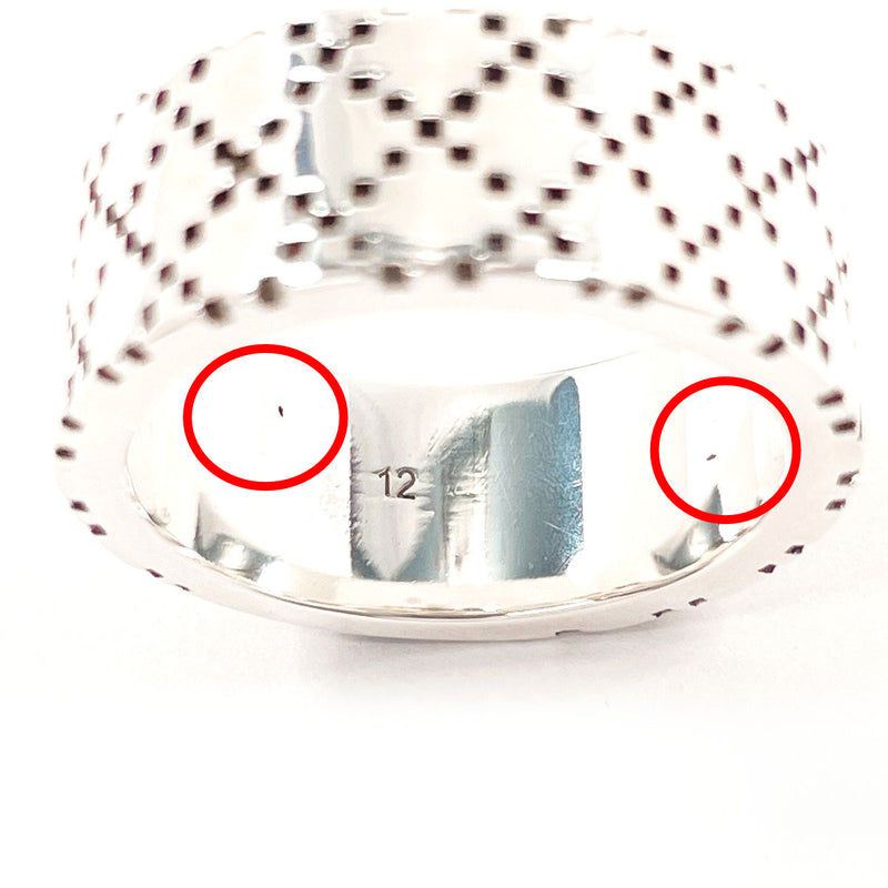 GUCCI Ring Diamantissima Sherry line Silver925 #US 5 3/4 Silver Women Second hand