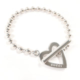 GUCCI bracelet Ball Chain Heart Silver925 Silver Women Second hand