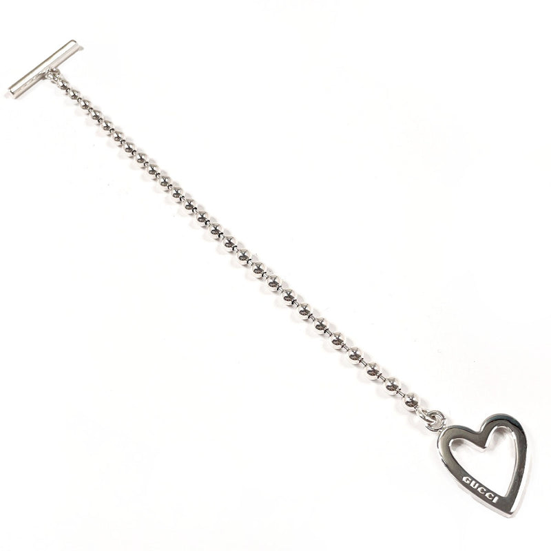 GUCCI bracelet Ball Chain Heart Silver925 Silver Women Second hand