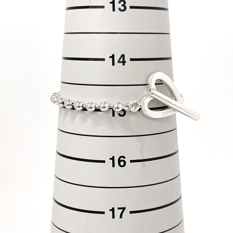 GUCCI bracelet Ball Chain Heart Silver925 Silver Women Second hand