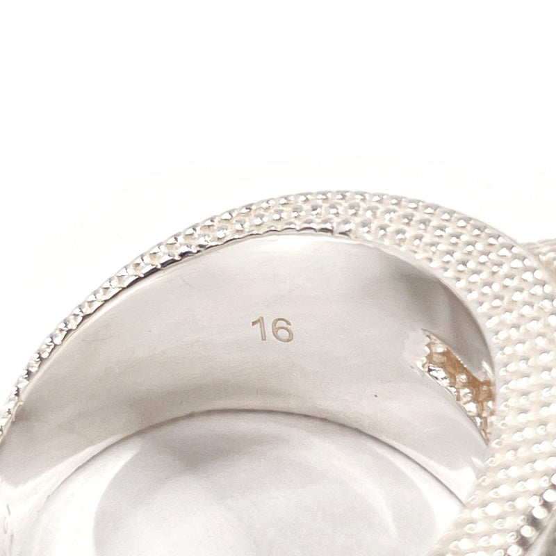 GUCCI Ring Interlocking G Silver925 #US 7 Silver mens Second hand