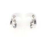 CHANEL earring Twisted hoop vintage Silver925 Silver Women Second hand