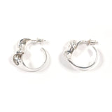 CHANEL earring Twisted hoop vintage Silver925 Silver Women Second hand