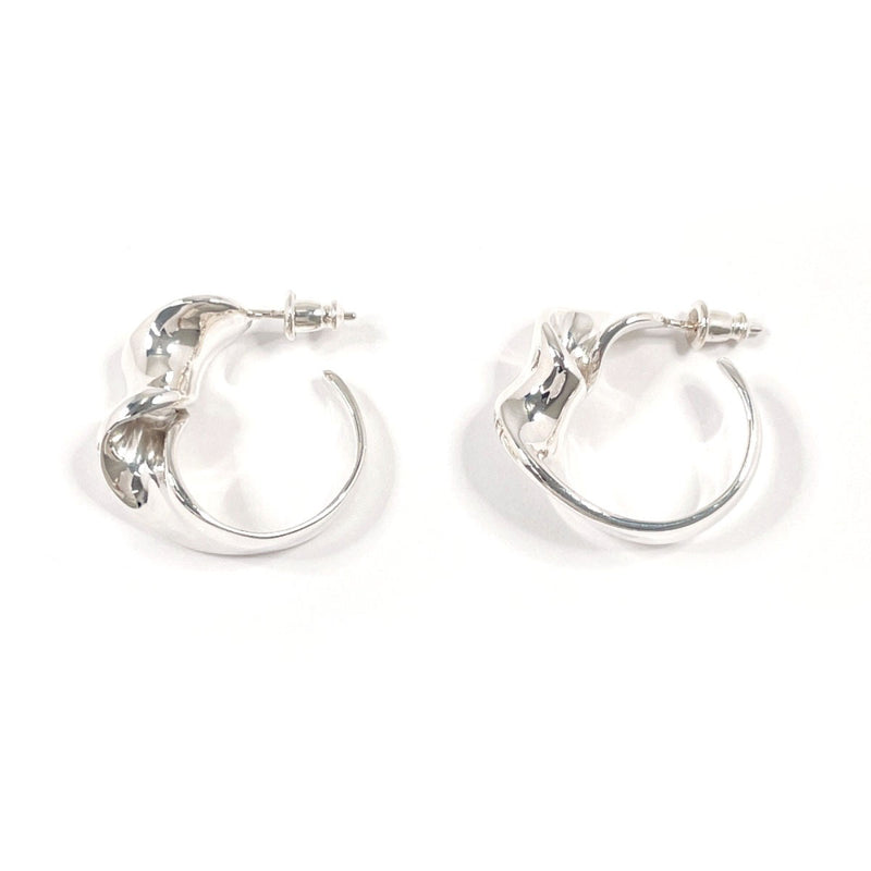 CHANEL earring Twisted hoop vintage Silver925 Silver Women Second hand