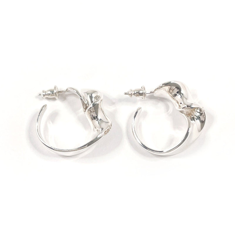 CHANEL earring Twisted hoop vintage Silver925 Silver Women Second hand